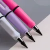Colorido HB sem tinta HB Enterral No. Precisa para afiar sem fim de chumbo caneta de lápis permanentes para crianças apagáveis ​​de canetas ecologicamente corretas Ferramentas de escrita de papelaria zl0292
