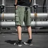 Men's Shorts Army Green Cargo Men Plus-size Plus Fat Man Loose Fashion PantsMen's