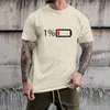 T-shirt da uomo Camicie grandi da uomo Maschile estivo Casual Elettrico Quantità Stampa T Shirt Camicetta Manica corta Girocollo Uomo d'affariUomo