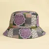 Berets Fashion Bucket Hat American West Coast Retro Trend Cashew Flower Hip Hop Fisherman Caps Summer Outdoor Panama Hats For Women MenBeret