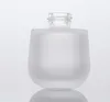 30 ml portable verre clair givré lotion cosmétique toner sérum bouteille or argent couvercle beauté maquillage accessoires fournitures par mer CCA12684