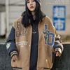 Design Men Patch Varsity Jackets American Vintage Print Bomber Baseball Uniform Woman Par Fall Hip Hop Loose Thin Streetwear 224877727 403