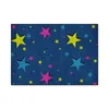 Tapis couleur étoile bleu imprimé couverture chambre salon décoration de la maison enfants ramper tapis jouer pratique et pratique