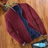 Giacche da uomo Casual Two Sides Double-sided Wear Jacket Uomo Primavera/Autunno Puro cotone Cappotto da uomo rosso/cachi/nero Abbigliamento maschile