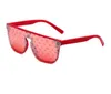 2330 Tasarımcı Marka Klasik Güneş Gözlüğü Moda Kadın Güneş Gözlükleri UV400 Altın Çerçeve Yeşil Ayna 50mm lens Box9748830