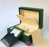 Kutu Lüks izle Erkek Saat Kılıfları Orijinal İç Dış Kadın Saatleri Kutuları Erkek Kol Saati Yeşil Kutular kitapçık kartı 116610 denizaltı Aksesuarları