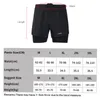 Fitnessstudio-Bekleidung Lixada Men39s 2in1 Laufshorts schnell trocknend atmungsaktiv Training Übung Radfahren mit längerem Liner ShortGym4118214