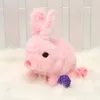 Nowy projekt Soft Cute Interactive Teddy Electric Rabbit Doll Fophed Animal Plush Toys 0106