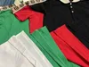 Męskie markowe koszulki polo luksusowe koszulki polo Casual męskie T Shirt wąż pszczoła list drukuj haft moda główna ulica mężczyzna Tee