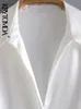 Kobiety Fashion Zebrana satynowa biała mini sukienka Vintage długie rękaw z podszewką sukienki żeńskie Vestidos Mujer 220526