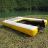 Plancia per cuccioli portatile con rampa gonfiabile per cani per zattera per laghetto da piscina per cani