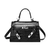 Women's bag lacquered leather 2023 new hands hand sling shoulder trend texture messenger Handbags Design deals
