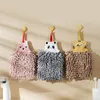 Towel Chenille Hand Towels Super Absorbent Drying Microfiber Quick Dry Wipe Cleaning Cloths With Hanging LoopTowel