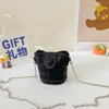 girls candy colors handbags fashion kids rhombus Mini bucket bag children color matching PU chain crossbody bags F1392