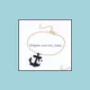 Charm Bracelets Wholesale Korean Sweet Anchor Bracelet Drop Delivery 2021 Baby Dhc9A