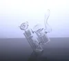 double chamber bubbler glass Water bong smoking pipe with arm tree perc for dry herb