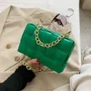 W Fashion Pu Handbag Chain Bag Women Luxurys Fashion Designers Väskor Kvinnliga koppling Classic High Quality Girl Handväskor