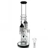 42cm Gravity Glass Bong Smoke Pipe Bubbler Hookahs Shisha Heady Glass Water Bongs Dab Rigs avec bol de 18mm