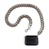 Womens Kara Purse Thick Chain Single Shoulder Messenger Bag Letter Chest Bag Mini Wallet Womens Card Designer Bag 220725