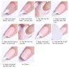 8pcsset dompelende nagelpoeder naakt roze kleurrijke dip glitter Pools chroom zonder lamp genezen Dust333u2548178