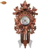 Relógios de parede Cuco relógio Handicraft Vintage Wooden Tree House Clockwall Clockswall