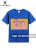 13 цветов Custom o Sece Cotton Женщины с коротким рукавом летняя повседневная футболка