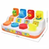Tout-petits bébé apprentissage développement jouet jeu mémoire formation interactif Pop-Up forme animaux bébé jouets 6 12 mois 220706