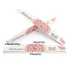 50 st Half Moon Wood Nail Files 100/150/180/240 Tjock Stark sandpapper Matta Flower Nails File Manicure UV Gel Poleer Tools