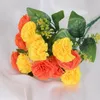 Artificial Flowers for Weddings Carnation DIY Bouquet For Home Table Decor Fake Flower Party Festival