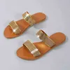 Pantofole di cristallo moda donna pantofole estive da donna bling appartamenti scarpe da spiaggia casual femminili scivoli luminosi da esterno J220716