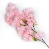 fiore di ciliegio artificiale quattro rami cena denso fiore multicolore opzionale decorazioni di nozze seta sakura decorazioni per la casa fiori