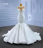 High Neck Chorak Mermaid Wedding Dresses Tassel Beaded Applique Lace-up Chapel Train Princess Bridal Gown vestidos de novia