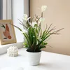 Dekoratif Çiçek Çelenk Nordic Style Yapay Çiçek Oturma Odası Dekorasyon Yaratıcılık Kapalı Masaüstü Yanlış Saksı Simülasyon Bitki G
