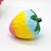 Squishy Toys dostosowane Kawaii Fruit kształt do PU Sponge Stress Relief Truskawkowe zabawki Powolne, Squishy Ball