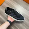 Scarpe da uomo di alta qualità scasual Sneaker abbellimentoScarpa casual da uomo realizzata in tela pregiata e pelle di pecora kjhk00002