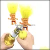 Abridores Ferramentas de cozinha Barra de jantar de cozinha Jardim Donald Bottle abridor de 8 cm de pvc fture Troll Doll Mtifuncional Selling in Europe AME