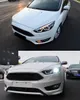 Auto LED-frontlampan för Ford Focus 20 15-20 18 Modifierad LED Daytime Running Head Lights Angel Eyes Dual Beam Lens Driving Light