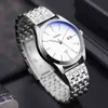 Yazol D 560-S lyxiga män Anpassad handledsur med datum Vattentäta Stainls Steel Quality Calendar Quartz Wristwatch