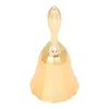 Other Event & Party Supplies Bell Hand Bells Vinatge Call Church Service Restaurant Food Wedding Held Handle School Gold Jingle Metal Ring C