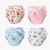 Baby Infant Toddler Waterproof Training Pants Cotton Changing Nappy Cloth Diaper Panties Reusable Washable 6 Layers Crotch 220720