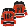 Chen37 C26 Nik1 Customize Insane Clown Posse ROTTON TREATS 95 BLACK HALLOWICKED 19 ORANGE Hockey Jersey Embroidery Stitched any number and name Jerseys