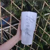 Nome personalizzato Tazza Thermos in acciaio inossidabile Bottiglia d'acqua per auto Regalo di Natale Regalo di compleanno Regalo di San Valentino 220608