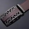 Riemen plyesxale automatische riem mannen modemerk heren echt lederen casual chocolade bruine ratel ratel cinto masculino g20Belts