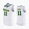 Ceojared Butler Davion Mitchell Baylor Bears Erkekler 2021 Mart Çılgınlığı Final Final Dört% 100 Nakış Jersey Beyaz Ev