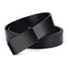 Belts Fashion Trend Smooth Buckle Belt For Men Korean Casual Ladies Daily Use Versatile Pinhole Accessories Black 2108SBelts