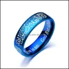 Bandringen titanium stalen ring koran mesr moslim religieuze islamitische halal woorden mannen vrouwen vintage bague arabische god drop levering 2021 j dhchm