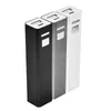 Portable Power Bank 2600MAH aluminium legering Mini Mobile Universal Powers Laad Batterij met retailpakket Aangepast logo