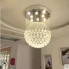 Pendelleuchten Kristallleuchter Runde sphärische Wohnzimmer Esszimmerlampe Moderne minimalistische Doppeltreppe LedPendant