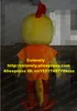 Costume de poupée de mascotte Costume de mascotte de poulet jaune fantaisie Mascotte Birdie poussin envol Biddy avec chemise orange short rouge adulte No.3790 gratuit