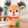 2022 25cm novo estilo animais de pelúcia inteiros dos desenhos animados brinquedos de pelúcia adorável pequeno cervo para natal6206465